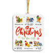 PO Christmas To Do List Ornament - 1-side Transparent Mica