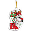 SP Christmas To Do List Ornament - 1-side Transparent Mica