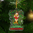 TG Hohoho Christmas Ornament - 1-side Transparent Mica