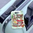 Friends Christmas Luggage Tags