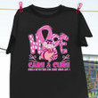 CS CAT Hope Care & Cure Breast Cancer T-Shirt