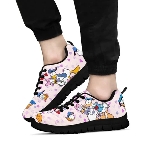 Donald & Daisy - Black Sneakers