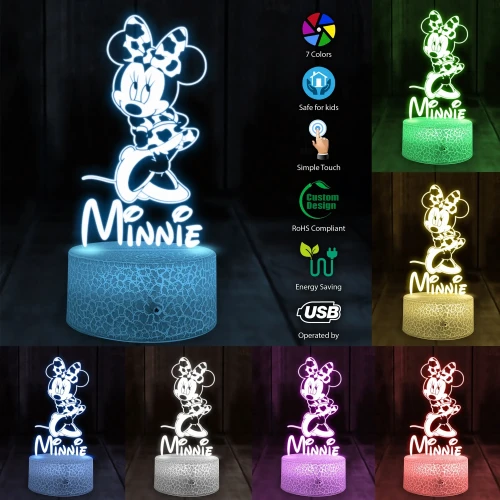 Mn Mouse 3D led light