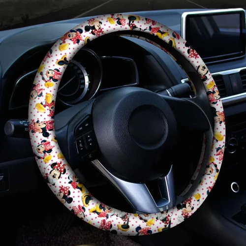 Mn Steering Wheel Cover with Elastic Edge