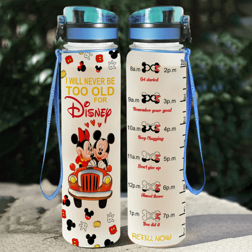 Never Too Old for MK&MN - Water Tracker Bottle