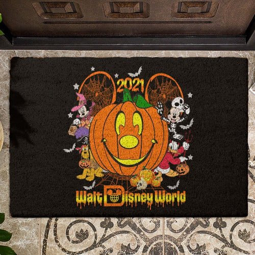 MK Pumpkin Halloween Coir Doormat