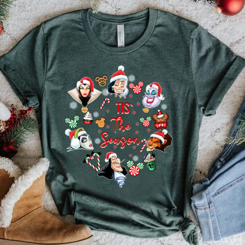 VILLAINS Tis Christmas T-Shirt