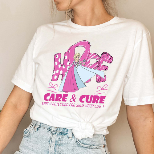 ES Hope Care & Cure Breast Cancer T-Shirt
