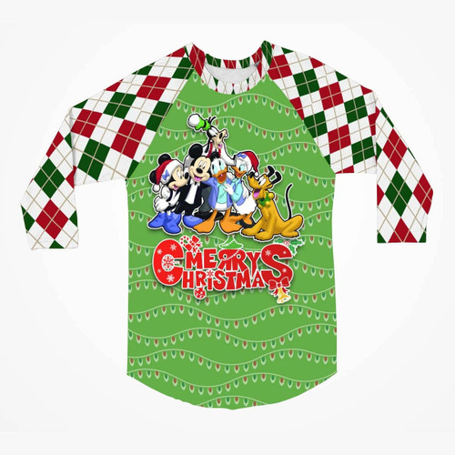 MK Christmas Raglan Shirt