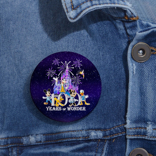 FIREWORK 100 Years Pin Buttons