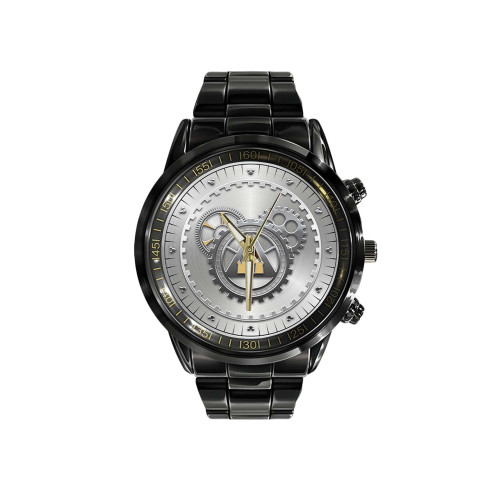 GEAR SV Black Stainless Steel Watch