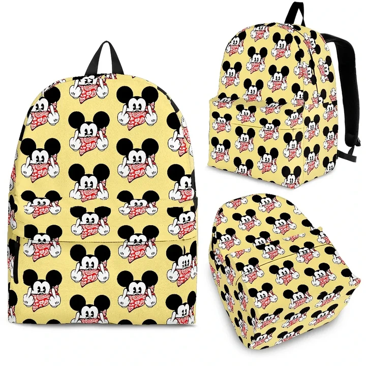 Mickey Cool Yellow Backpack