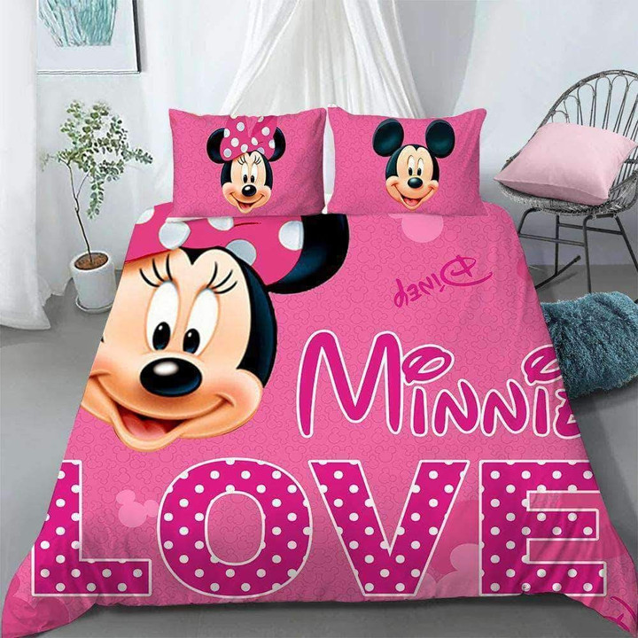 Love Minnie Kiss Bedding Set