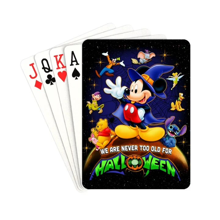 Never too old for Halloween DN Playing Cards 2.5"x3.5"