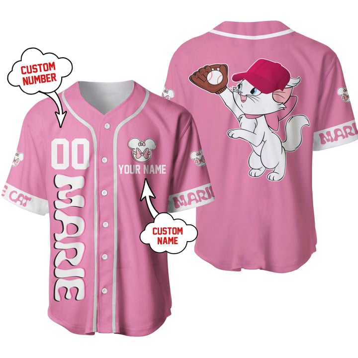 MR CAT Baseball Jersey Custom Name & Number