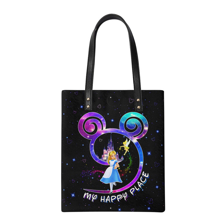 ALI My Happy Place Leather Ordinary Tote Bag Set