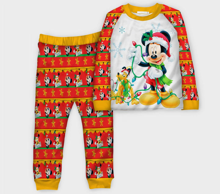 MK & PLU Pajama Set