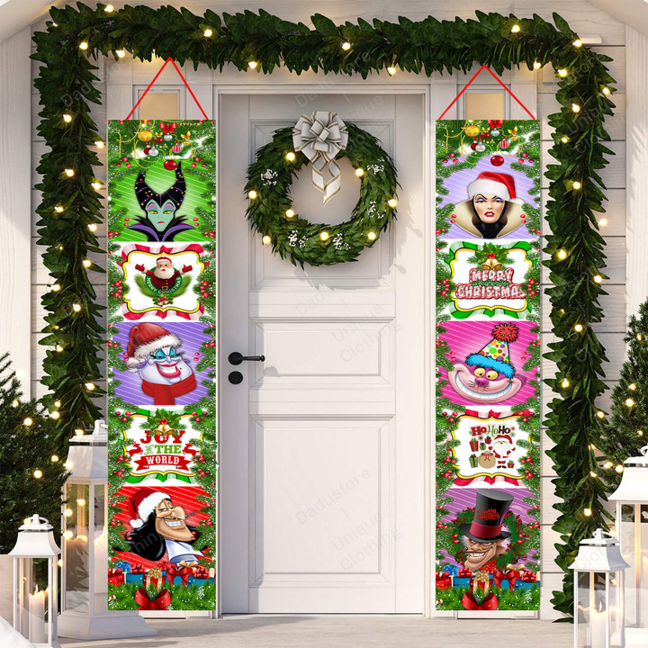DN VILLAINS Christmas Porch Banner Set
