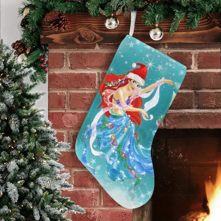 Ariel Christmas Stocking (Without Folded Top)