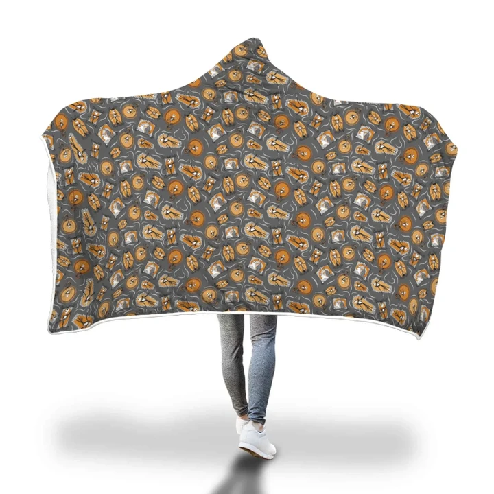 [Express Line Product+ 12$] Jack Disney Halloween Hooded Blanket