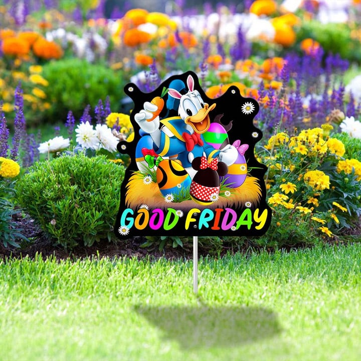 DND Good Friday Metal Garden Sign