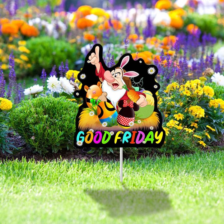 GP Good Friday Metal Garden Sign