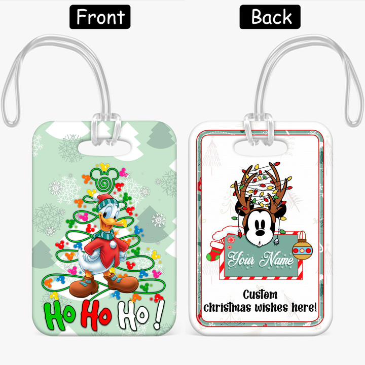 DnD2 Christmas Luggage Tags
