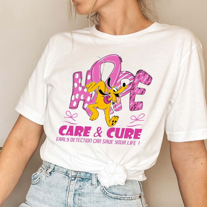 PLU Hope Care & Cure Breast Cancer T-Shirt