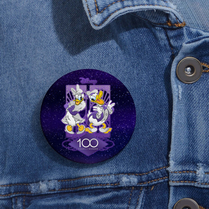 DND CARD 100 Years Pin Buttons