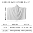 Boho Pattern Gradient Theme Hooded Blanket (SW1902)