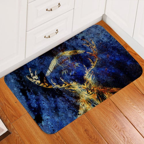 Artistic Elk Blue Galaxy Durable Non-Slip Doormat Floor Mat (SW2018)