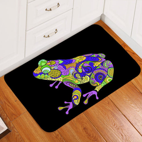 Beautiful Mandala Frog Durable Non-Slip Doormat Floor Mat (SW1998)