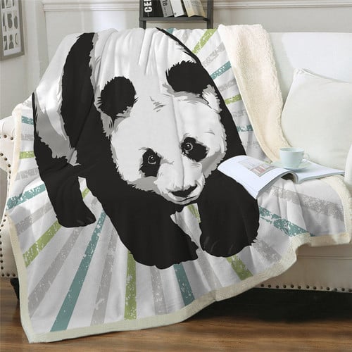 Big Panda Soft Sherpa Blanket (SWMT2478)