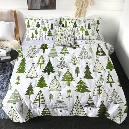 Christmas Trees Pattern Comforter Set (SWBD2336)