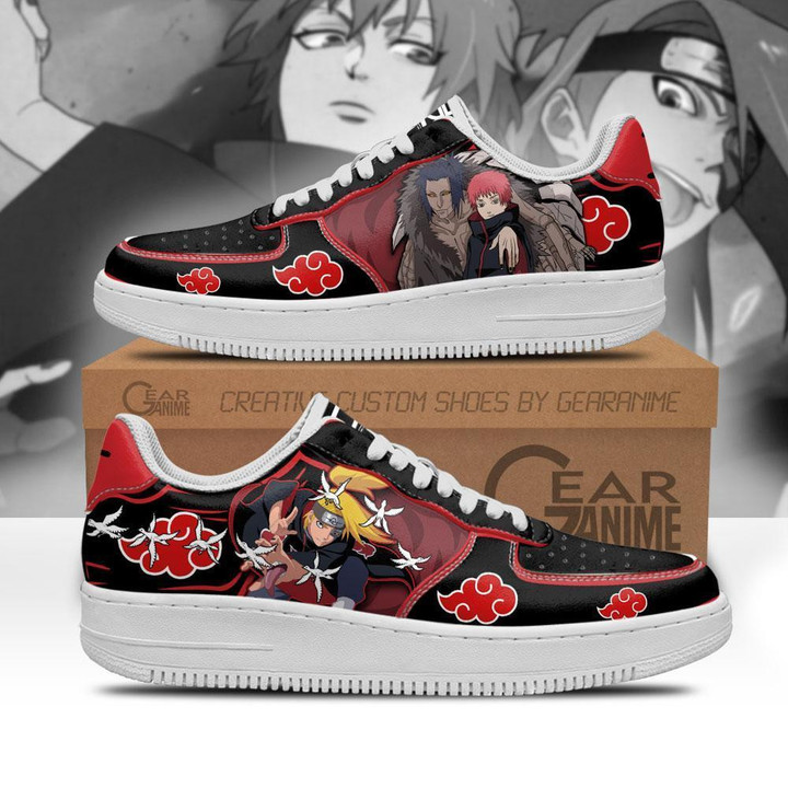 AKT Sasori and Deidara Air Sneakers Custom Anime Shoes - 1 - GearAnime