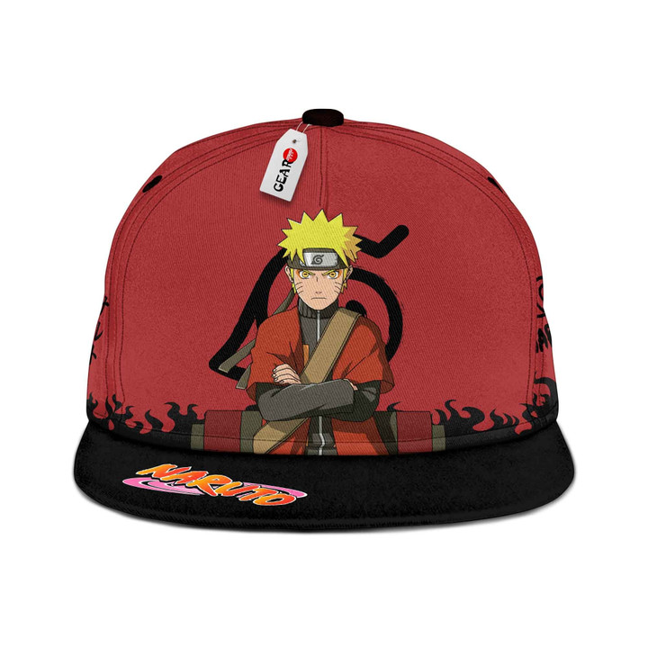 Naruto Sage Snapback Hat Custom Seal Naruto Anime Hat-Gear Otaku