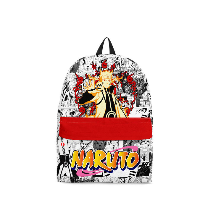 Naruto Uzumaki Bijuu Backpack Custom Naruto Anime Bag Manga Style