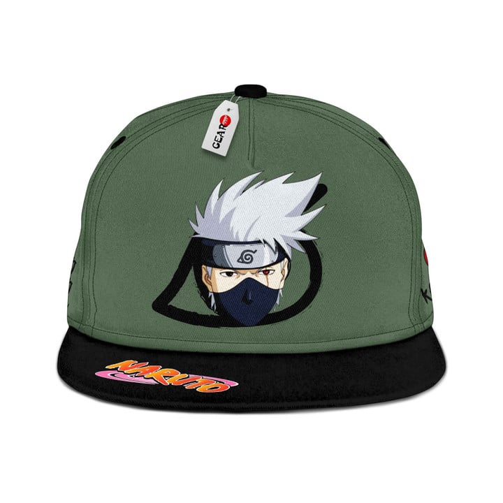 Cool Kakashi Snapback Hat Custom Naruto Anime Hat-Gear Otaku