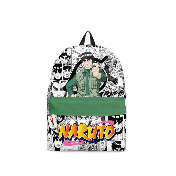 Guy Might Backpack Custom Naruto Anime Bag Manga Style