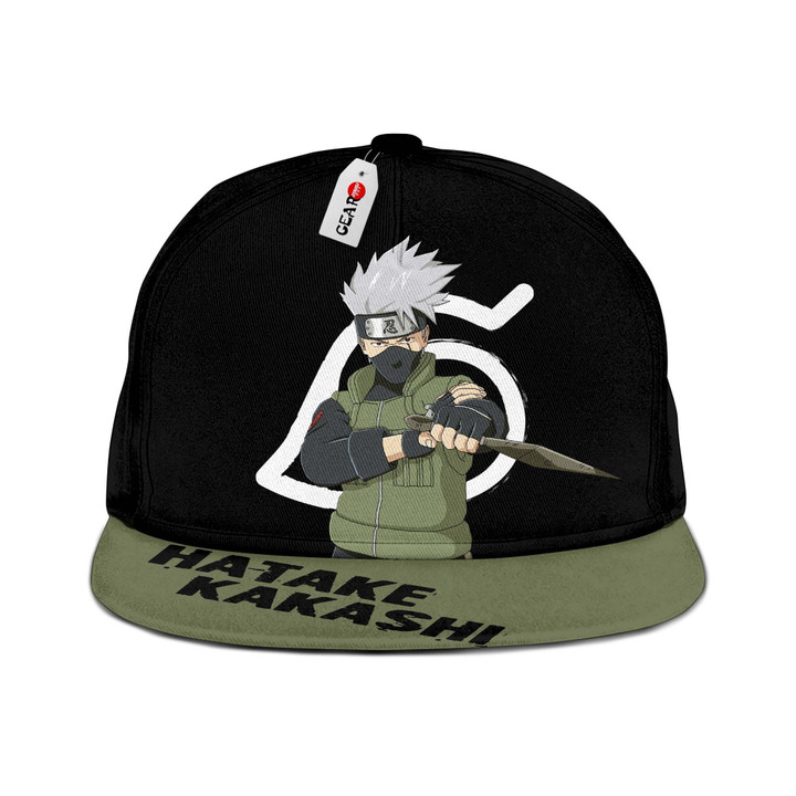Hatake Kakashi Snapback Hat Custom Naruto Anime Hat-Gear Otaku