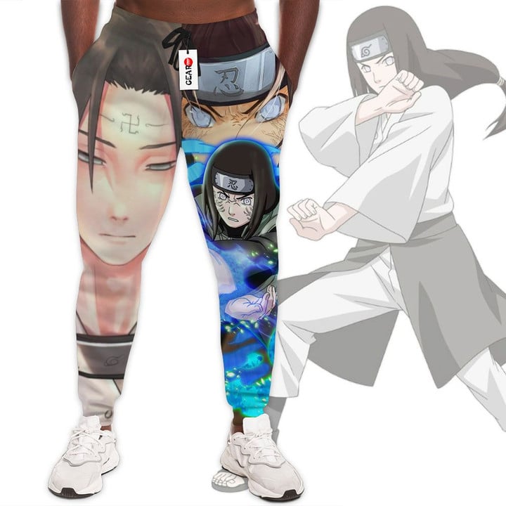 Neji Hyuga Sweatpants Custom Anime Naruto Joggers Merch