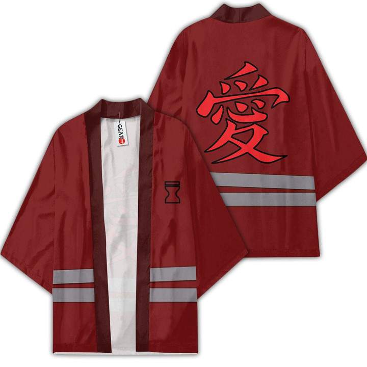 Gaara Kimono Custom Uniform Anime Naruto Merch Clothes - Gear Otaku