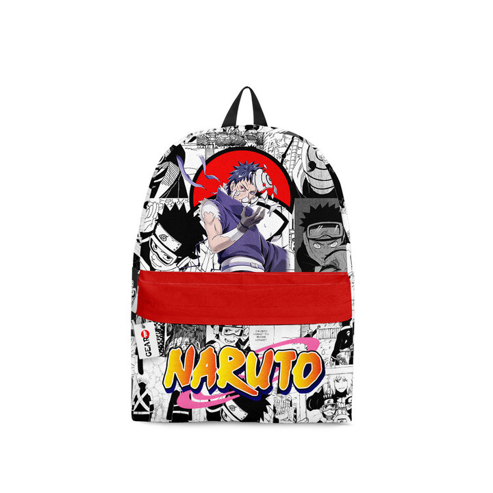 Obito Uchiha Backpack Custom Naruto Anime Bag Manga Style