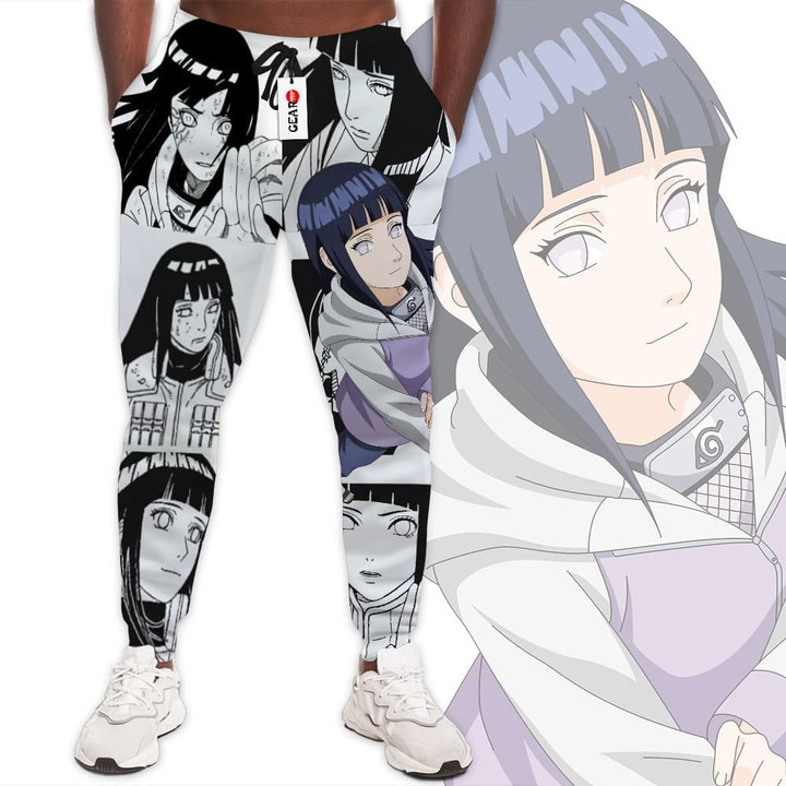 Hinata Hyuga Custom Naruto Anime Joggers Merch Manga Style