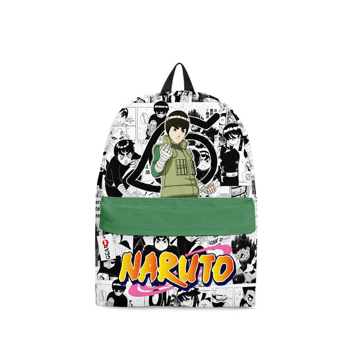 Rock Lee Backpack Custom Naruto Anime Bag Manga Style