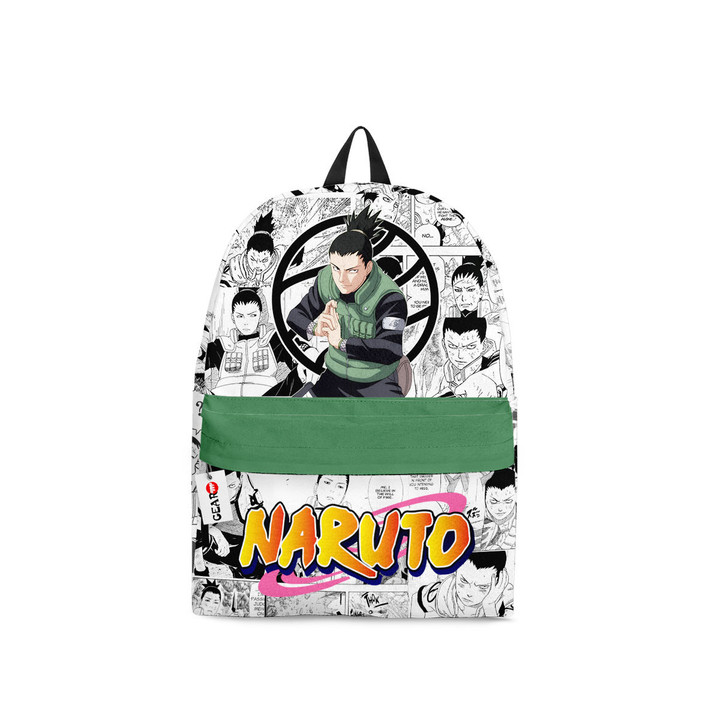 Shikamaru Nara Backpack Custom Naruto Anime Bag Manga Style