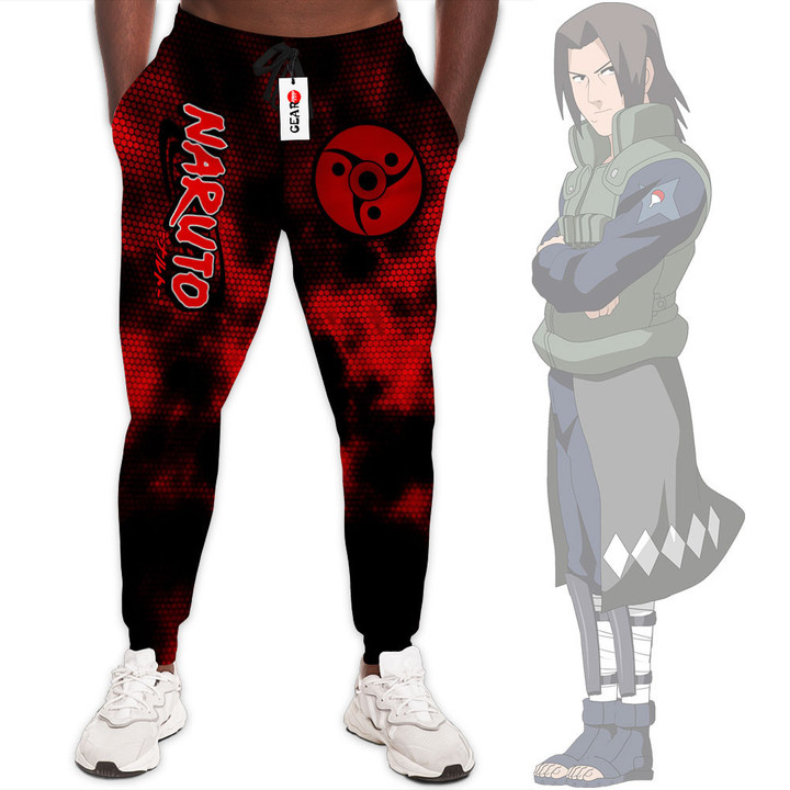 Fugaku Uchiha Mangekyo Sharingan Sweatpants Custom Anime Naruto Joggers Merch