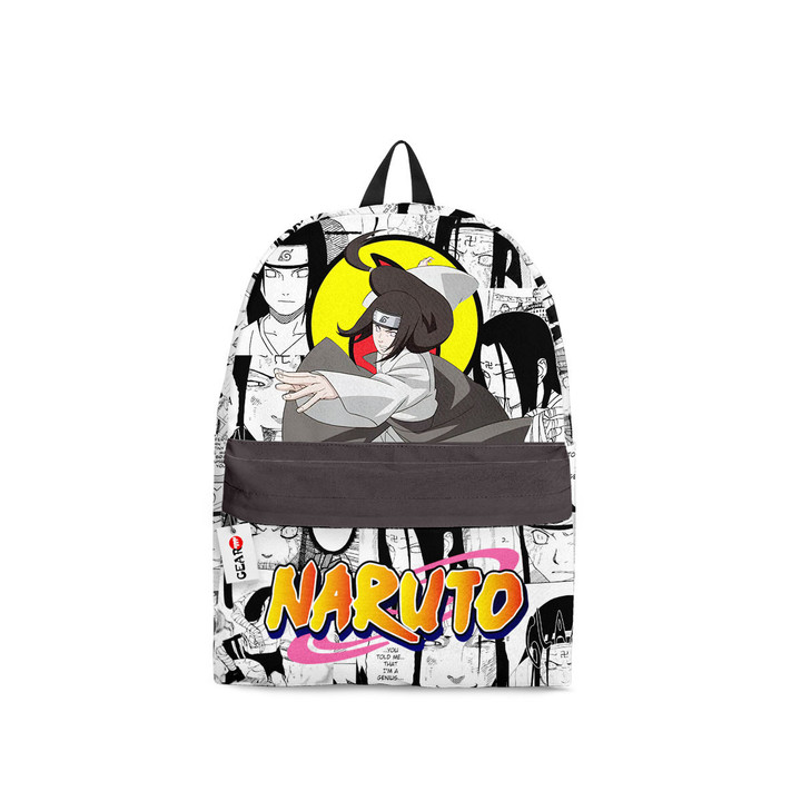Neji Hyuuga Backpack Custom Naruto Anime Bag Manga Style