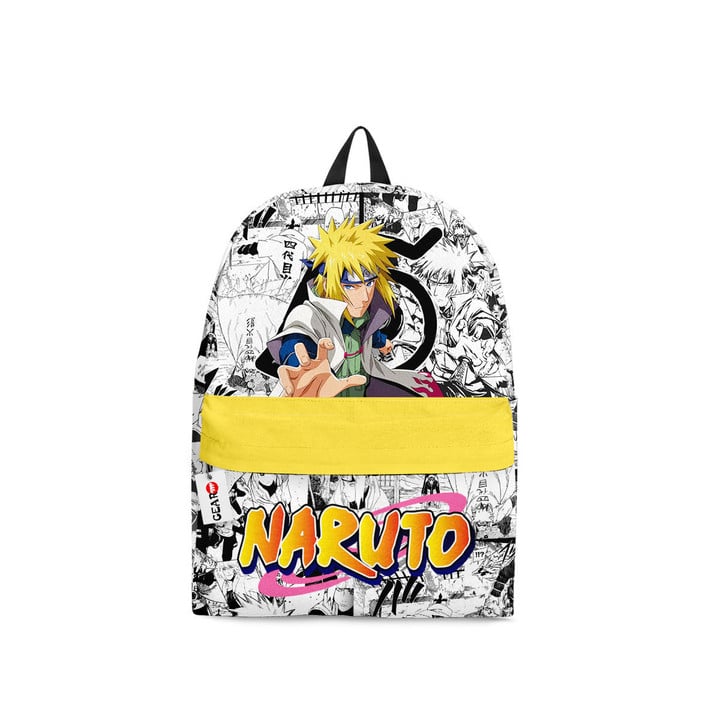 Minato Namikaze Backpack Custom Naruto Anime Bag Manga Style