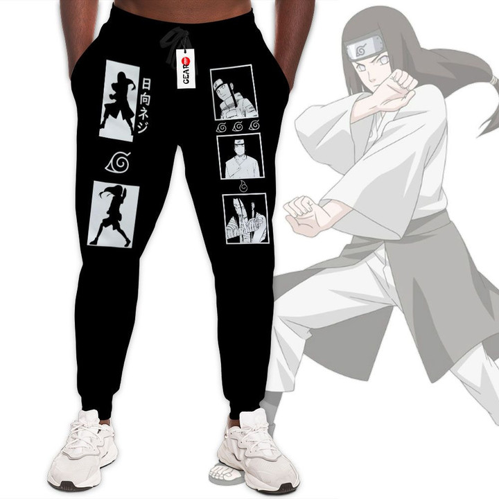 Hyuga Neij Joggers Custom Anime Naruto Sweatpants Merch